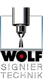 WOLF-Signiertechnik  Stempel-Wolf GmbH Logo