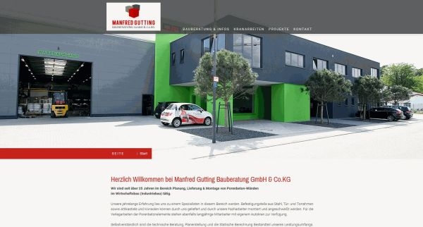 hebelHALLE Partner Manfred Gutting Bauberatung mit neuer Website