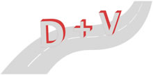 D + V GmbH Industrie- und Parkplatzmarkierungen Logo