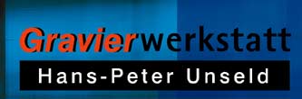 Hans-Peter Unseld Gravierwerkstatt Logo