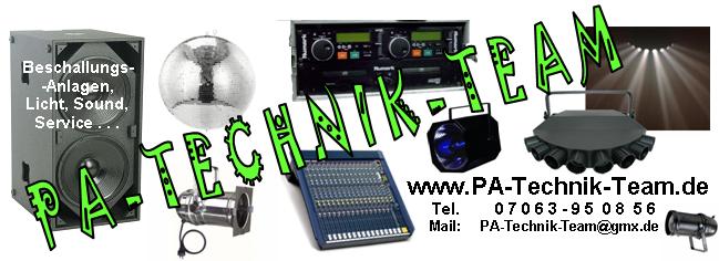 PA-Technik-Team Veranstaltungstechnik Logo