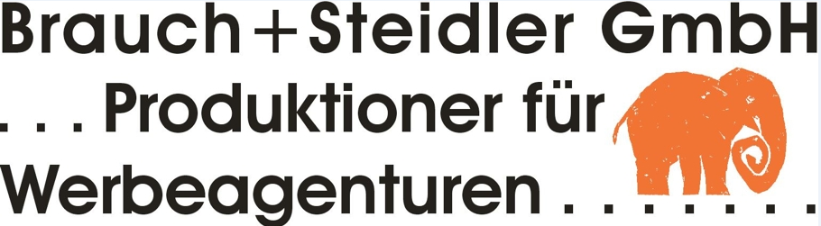Brauch+ Steidler, Druck/WerbeProduktionsGesellschaft mbH Logo