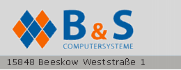 B&S Computersysteme FrankBreitkreuz Und Ronny SchrÃ¶der GbR Logo
