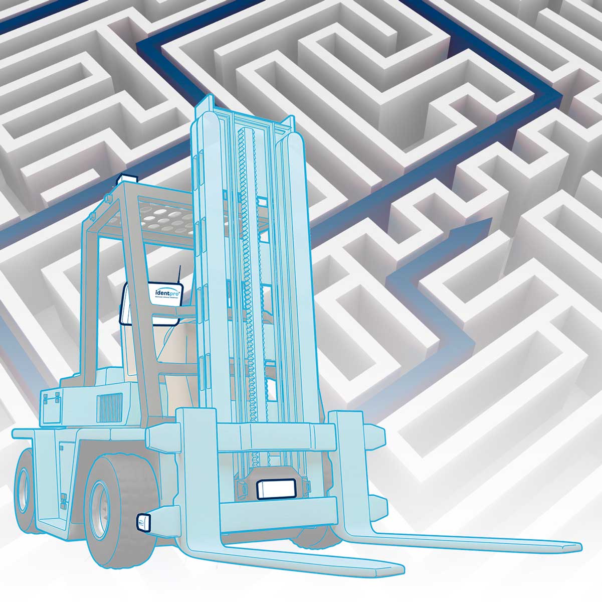 3D-Tracking mit Staplern in Logistik und Produktion (RTLS)