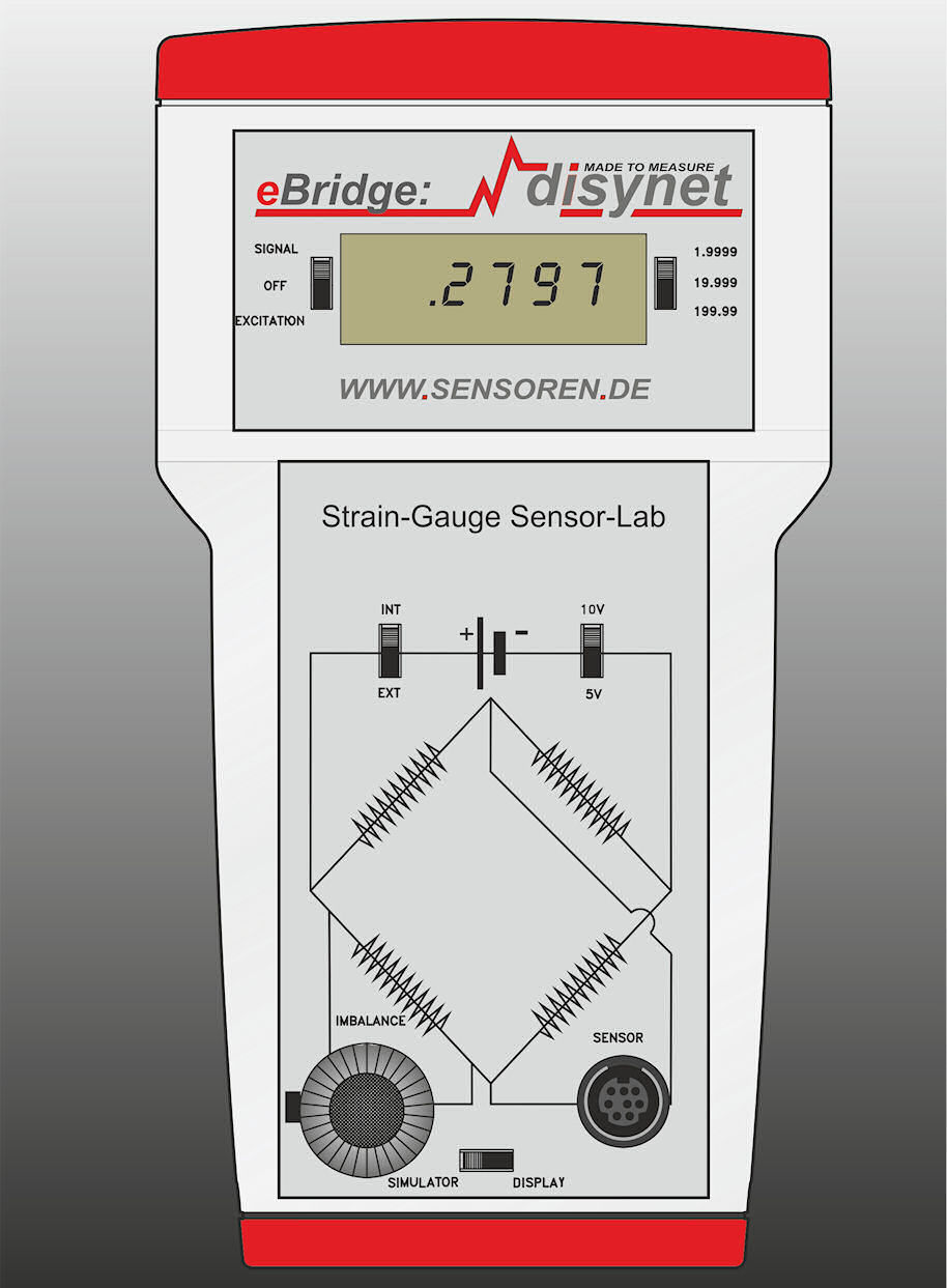 eBridge: DMS-Sensor-Simulator, KalibriergerÃ¤t fÃ¼r Messelektronik uvm...