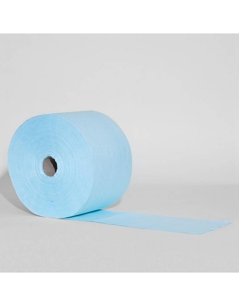 ReinigungstÃ¼cher, blau, perforiert, GrÃ¶ÃŸe je Tuch 24 x 30 cm, 500 Blatt pro Rolle