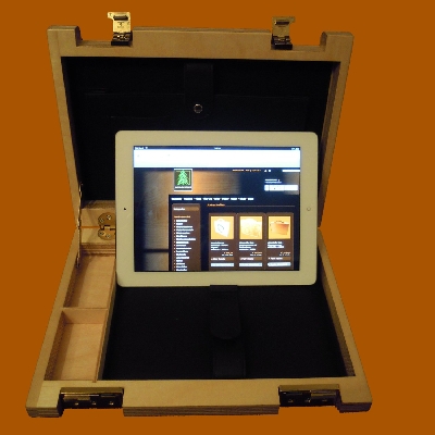 Holz Koffer fÃ¼r iPad, Multiplex