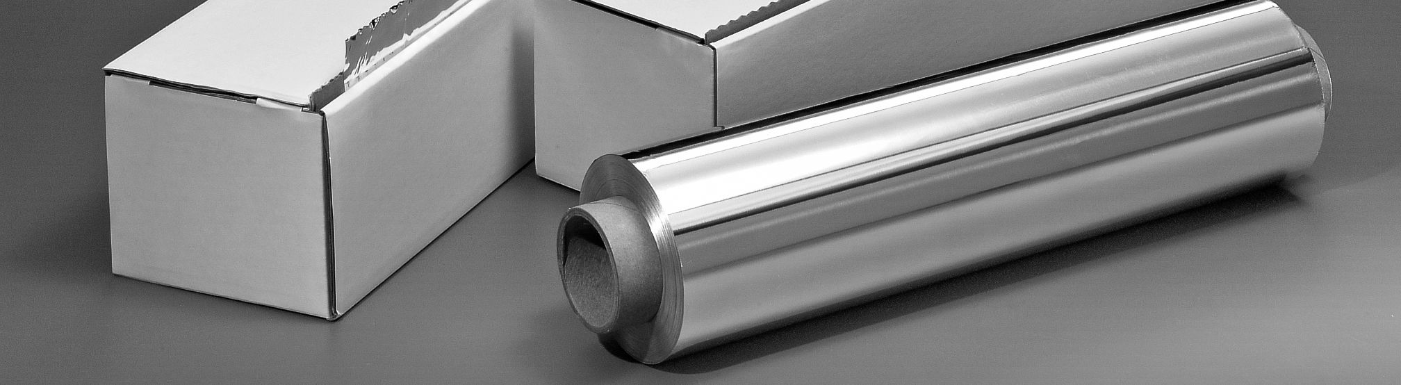 Laborfolie aus Aluminium, Dicke 0,030 mm (30 Âµm), Breite 500 mm, RollenlÃ¤nge 100 m